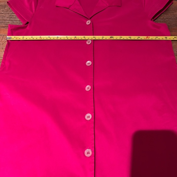 HUGO BOSS Fuschia Midi Dress with Belt - Picture 8 of 8